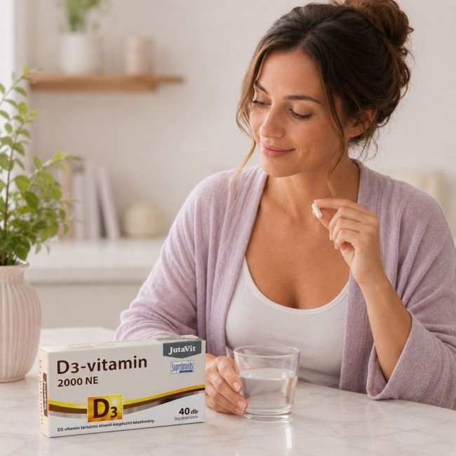 Jutavit d3-vitamin 2000ne lágykapszula 40db Jutavit d3-vitamin 2000ne lágykapszula 40db