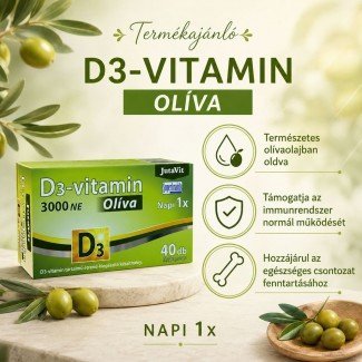 Jutavit d3-vitamin 3000 NE olíva 40db