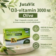 Jutavit d3-vitamin 3000 ne olíva kapszula 100db