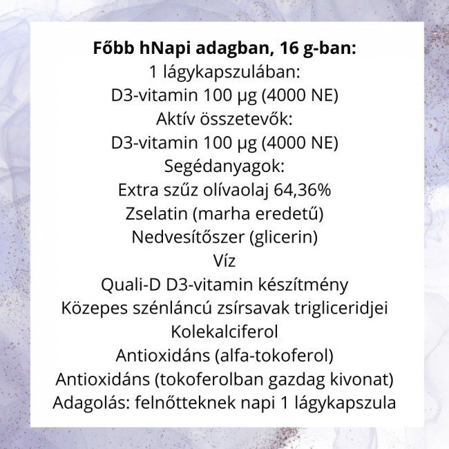 Jutavit d3-vitamin 4000 NE olíva 40db Jutavit d3-vitamin 4000 NE olíva 40db