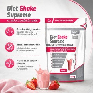 Jutavit Diet Shake Supreme Eper Íz 702g