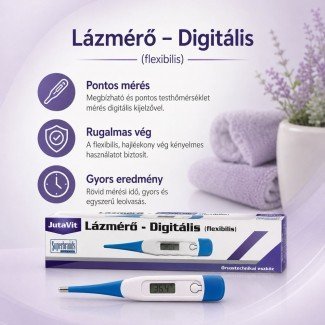 Jutavit digitális lázmérő flexibilis 1db