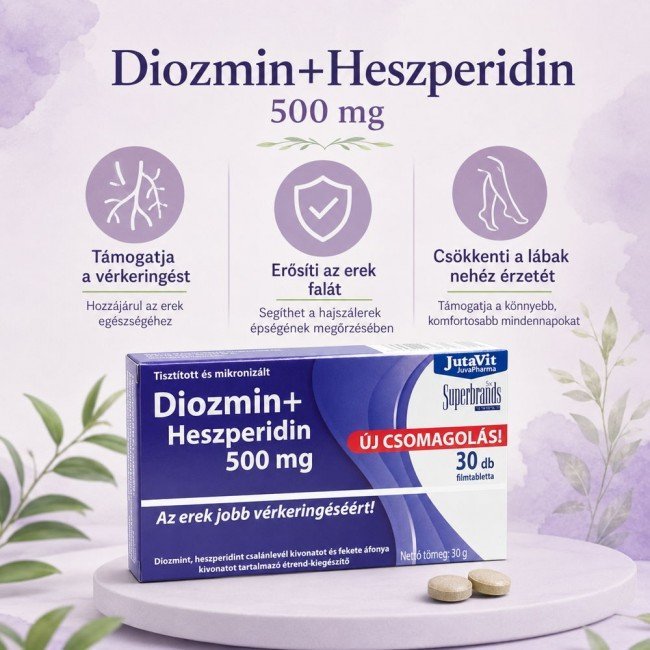 Jutavit diozmin+heszperidin tabletta 30db Jutavit diozmin+heszperidin tabletta 30db