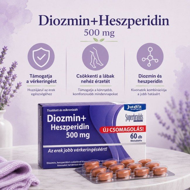 Jutavit diozmin+heszperidin tabletta 60db Jutavit diozmin+heszperidin tabletta 60db