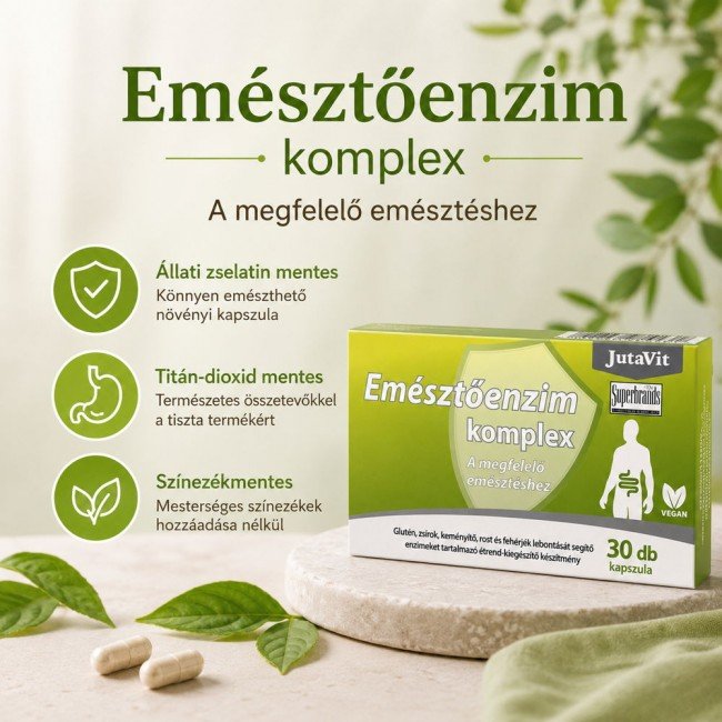 Jutavit emésztőenzim komplex 30db Jutavit emésztőenzim komplex 30db