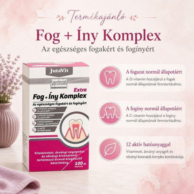 Jutavit fog+íny komplex kapszula 100db Jutavit fog+íny komplex kapszula 100db