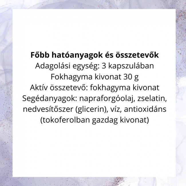 Jutavit fokhagyma kapszula 100db Jutavit fokhagyma kapszula 100db