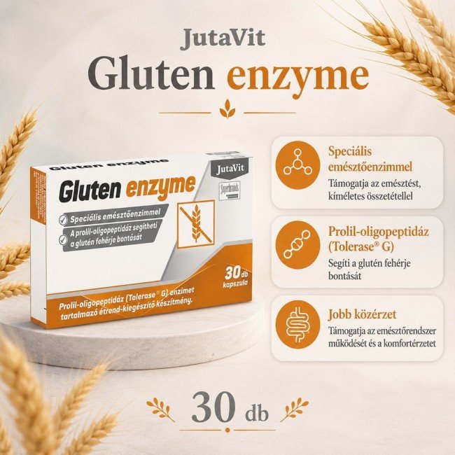 Jutavit Gluten Enzim kapszula 30db Jutavit Gluten Enzim kapszula 30db