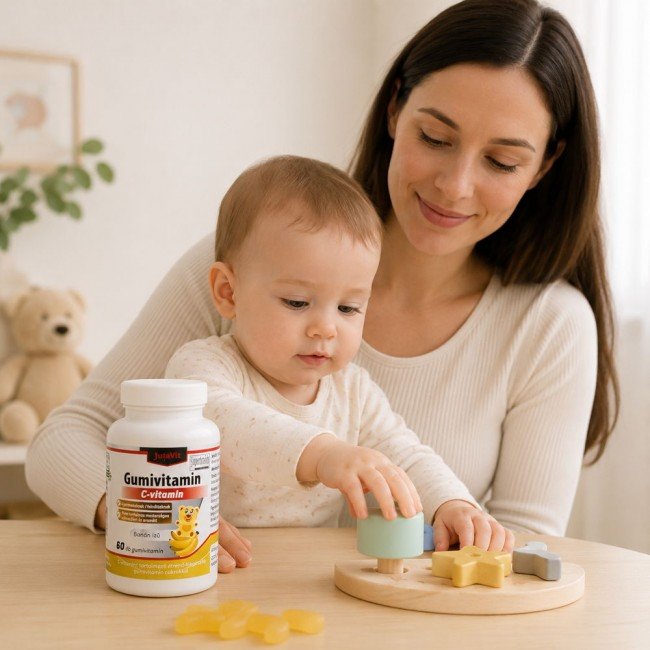 Jutavit gumivitamin c-vitamin 60db Jutavit gumivitamin c-vitamin 60db