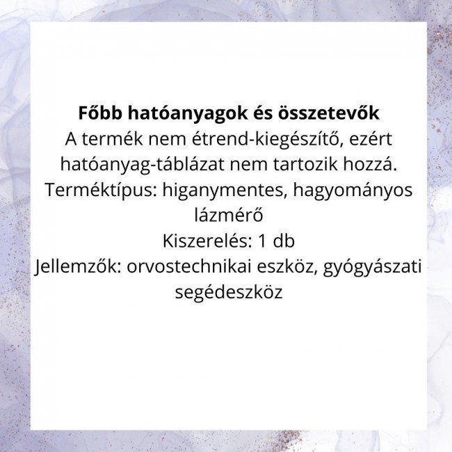 Jutavit hagyományos lázmérő higanymentes 1db Jutavit hagyományos lázmérő higanymentes 1db
