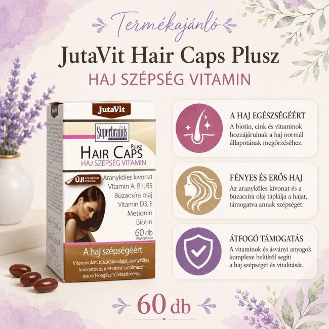 Jutavit hair caps kapszula 60db Jutavit hair caps kapszula 60db