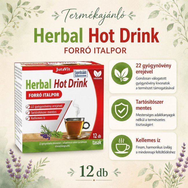 Jutavit herbal hot drink 12db Jutavit herbal hot drink 12db