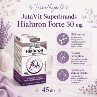 JutaVit Hialuron forte 50mg tabletta 45db