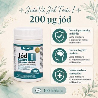Jutavit jód tabletta 200µg 100db
