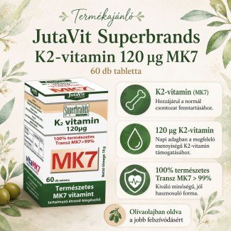 Jutavit k2-vitamin tabletta 60db