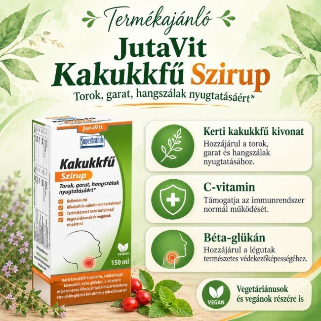 Jutavit kakukkfű szirup 150ml