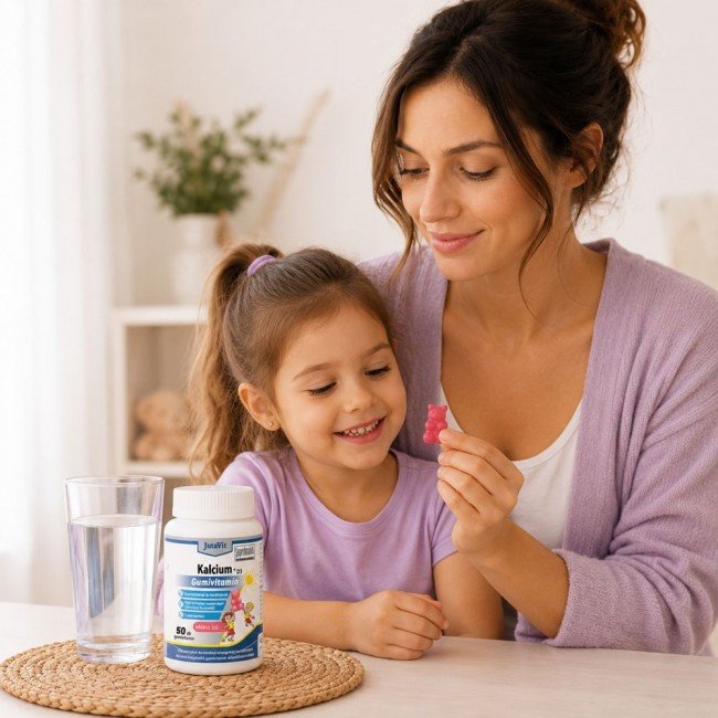 Jutavit kalcium+d3 gumivitamin málna 50db Jutavit kalcium+d3 gumivitamin málna 50db