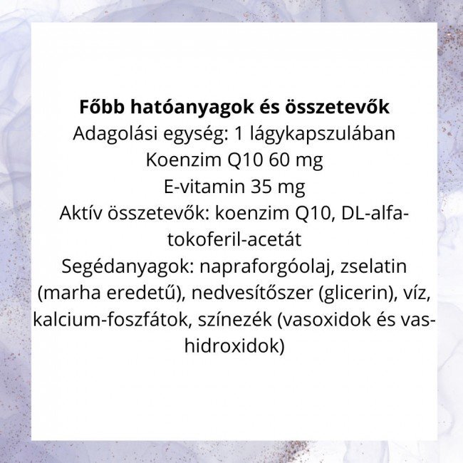 Jutavit koenzim q-10 vitamin kapszula 66db Jutavit koenzim q-10 vitamin kapszula 66db