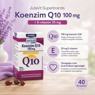 Jutavit koenzim q10 kapszula 100 mg 40db