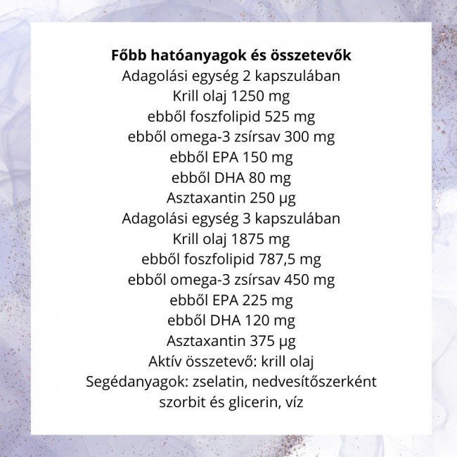 Jutavit krill olaj kapszula 60db Jutavit krill olaj kapszula 60db