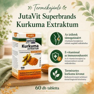 Jutavit Kurkuma Extraktum Tabletta 60 db
