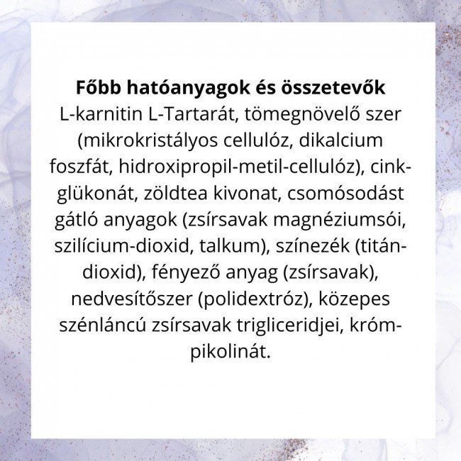 Jutavit l-karnitin 600 mg kapszula 60db