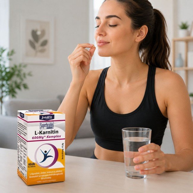 Jutavit l-karnitin 600 mg kapszula 60db