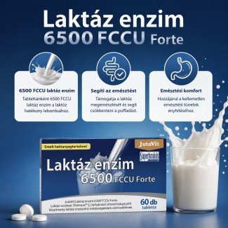 Jutavit laktáz enzim 6500 fccu forte tabletta 60db