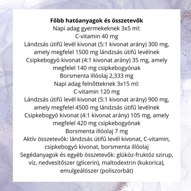 Jutavit lándzsás útifű szirup 150ml Jutavit lándzsás útifű szirup 150ml