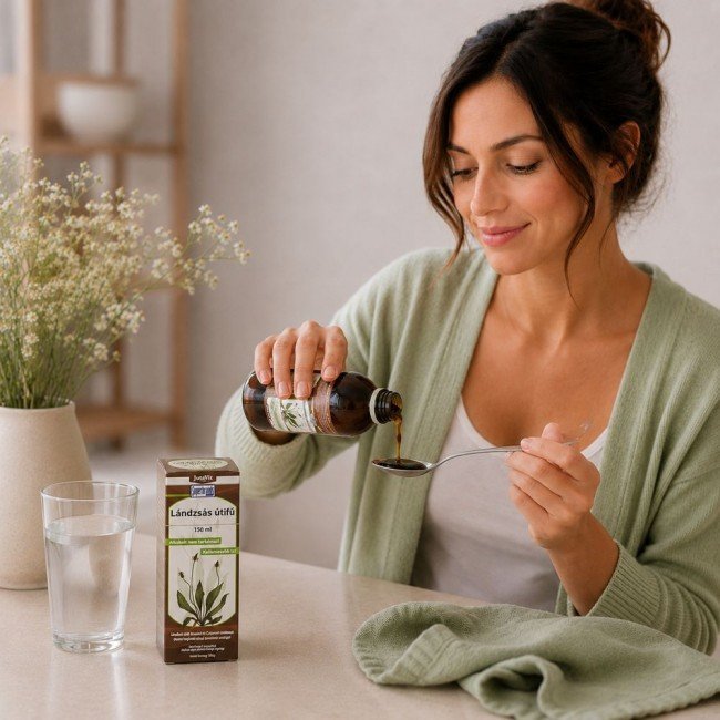 Jutavit lándzsás útifű szirup 150ml Jutavit lándzsás útifű szirup 150ml