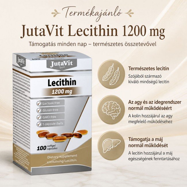 JutaVit Lecitin 1200mg 100db JutaVit Lecitin 1200mg 100db