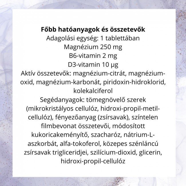 Jutavit magnézium+B6 filmtabletta 50db Jutavit magnézium+B6 filmtabletta 50db