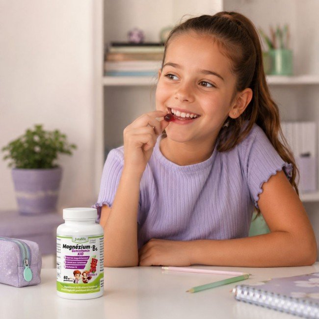 JutaVit Magnézium + B6 Gumivitamin KID gumivitamin - 60db JutaVit Magnézium + B6 Gumivitamin KID gumivitamin - 60db