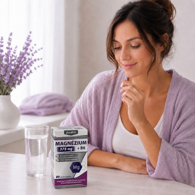Jutavit magnézium+b6 vitamin filmtabletta 60db Jutavit magnézium+b6 vitamin filmtabletta 60db
