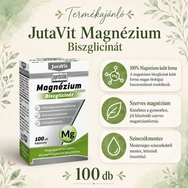 Jutavit magnézium-biszglicinát 100db Jutavit magnézium-biszglicinát 100db