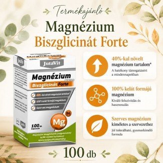 JutaVit Magnézium-biszglicinát Forte Reacted 100db