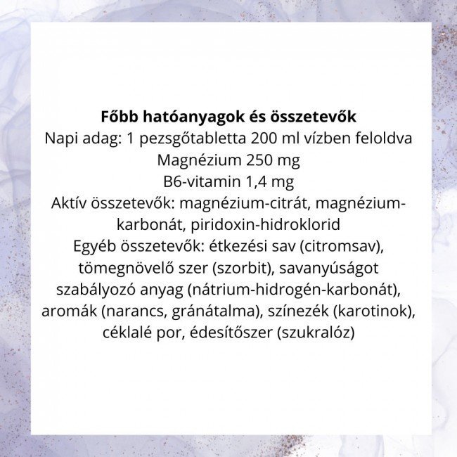 Jutavit Magnézium Pezsgőtabletta 18db Jutavit Magnézium Pezsgőtabletta 18db