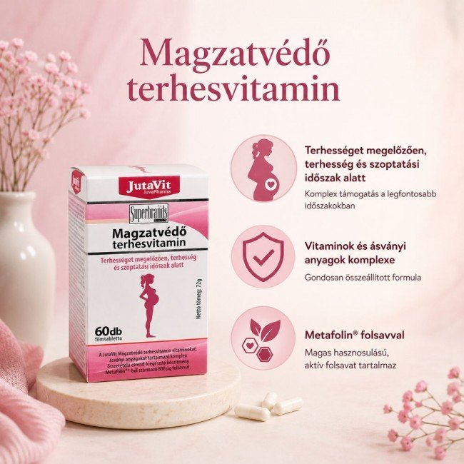Jutavit magzatvédő terhesvitamin 60db Jutavit magzatvédő terhesvitamin 60db