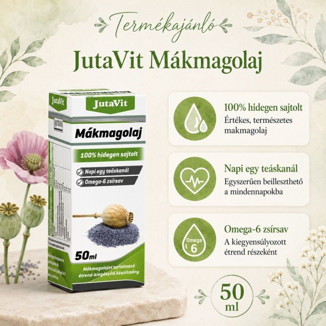 Jutavit Mákmagolaj 50ml Jutavit Mákmagolaj 50ml
