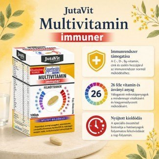 JutaVit Multivitamin immuner felnőtteknek 100db