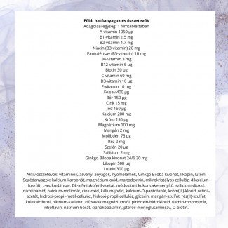 JutaVit Multivitamin felnőtteknek immuner 50+ tabletta 45db