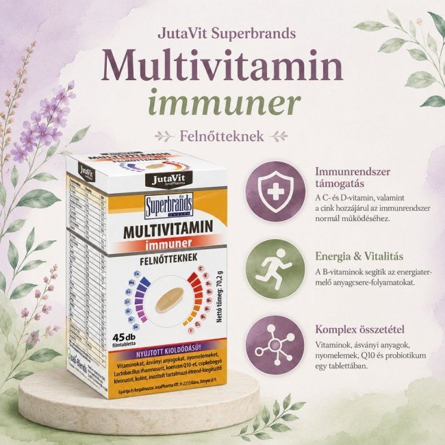 Jutavit multivitamin tabletta felnőtt 45db Jutavit multivitamin tabletta felnőtt 45db