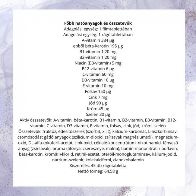 Jutavit multivitamin gyerekeknek 45db Jutavit multivitamin gyerekeknek 45db