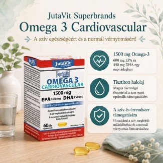 Jutavit omega-3 cardiovascular kapszula 60db