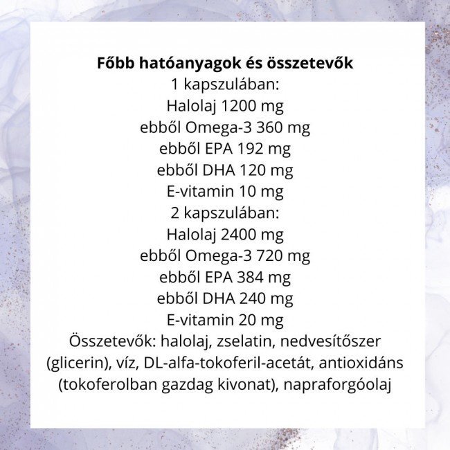 Jutavit omega-3+e vitamin kapszula 40db Jutavit omega-3+e vitamin kapszula 40db