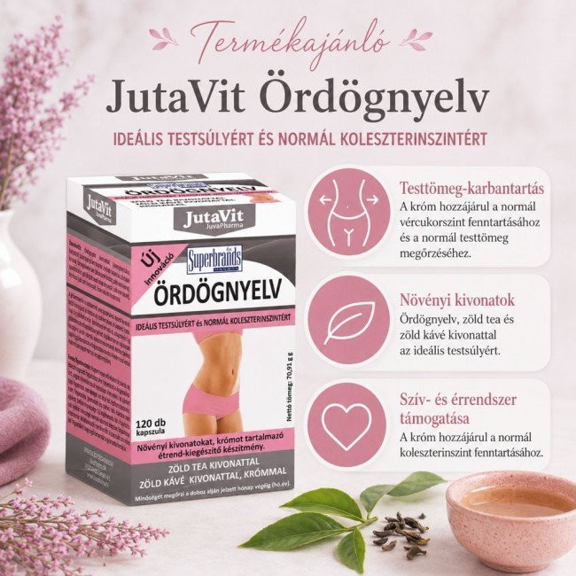 Jutavit ördögnyelv kapszula 120db Jutavit ördögnyelv kapszula 120db