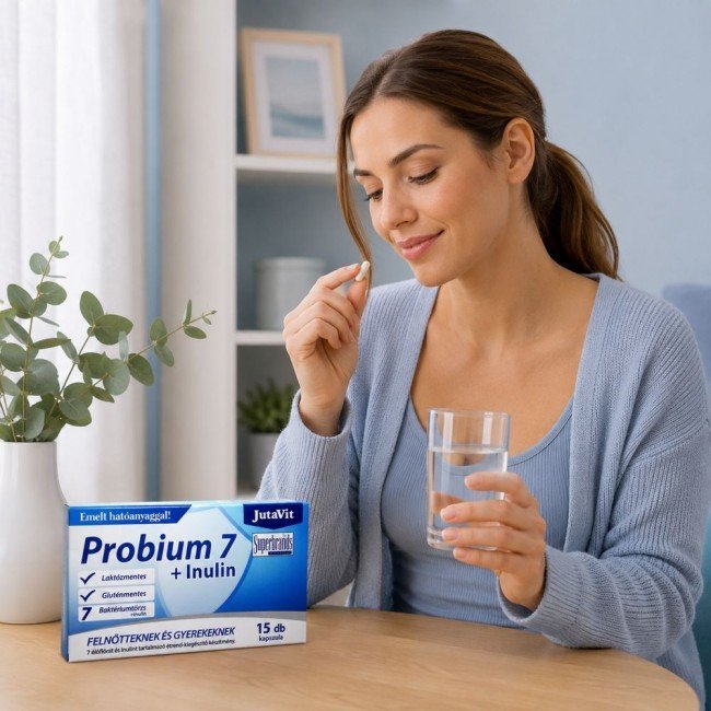Jutavit probium 7+inulin kapszula 15db Jutavit probium 7+inulin kapszula 15db