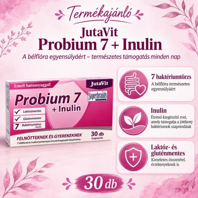 Jutavit probium 7+inulin kapszula 30db