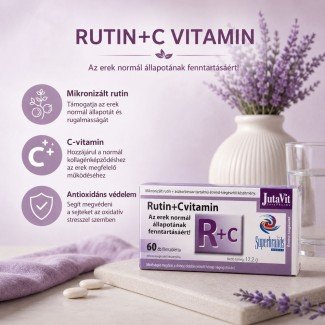 Jutavit rutin+C-Vitamin tabletta 60db