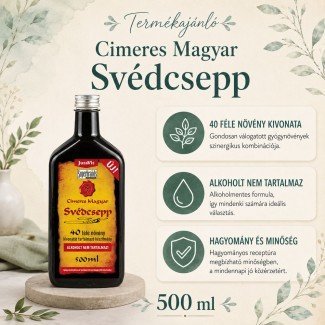 Jutavit svédcsepp 40 füves 500ml